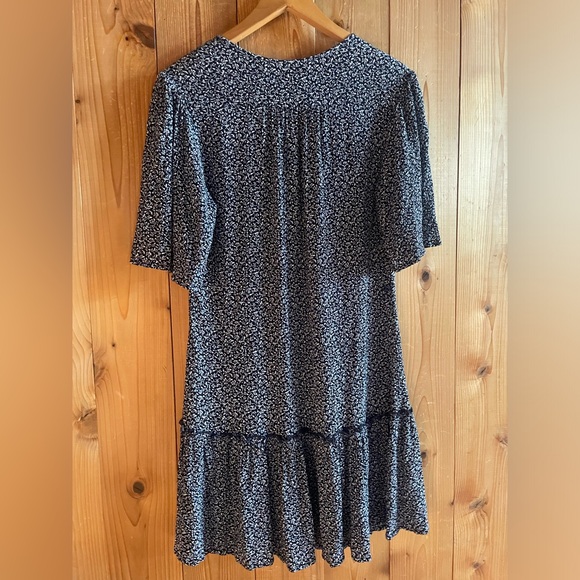 Faherty Orinda Floral Short Sleeve Mini Dress - Picture 4 of 8
